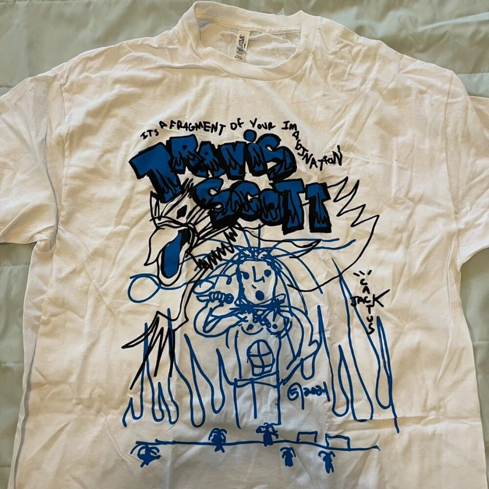 RARE 5am Rosa Travis Scott T Shirt Limited Edition Streetwear Designer